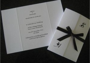100 Personalised Wedding Invitations 100 Diy Gatefold Personalised Wedding Invitations Ebay