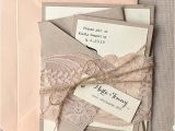 100 Personalised Wedding Invitations Custom Listing 100 Rustic Lace Wedding Invitation