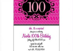 100th Birthday Party Invitation Wording 100th Birthday Invitations Wording