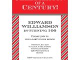 100th Birthday Party Invitation Wording Celebration Of A Century 100th Invitations