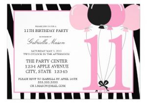 11th Birthday Party Invitations 11th Birthday Party Invitations Wording Free Invitation