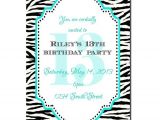 13th Girl Birthday Party Invitations 13th Birthday Party Invitation Girl Birthday Invitation
