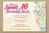16 Year Old Birthday Party Invitations Sweet 16 Birthday Invitations Templates Free Sweet 16