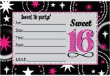 16th Birthday Party Invitations Templates Free 16 Birthday Invitation Templates Invitation Template