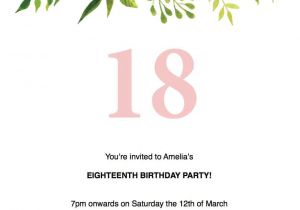 18th Birthday Invitation Templates Free Download 31 Free 18th Birthday Invitation Templates Printable 18th