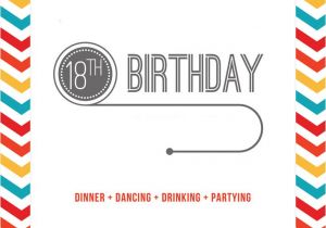 18th Birthday Party Invitation Templates Free Free Printable 18th Birthday Invitation Template Free