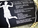 1920s themed Birthday Invitations Hosting A Roaring 20s theme Party Costume and Party Ideas