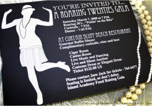 1920s themed Birthday Invitations Hosting A Roaring 20s theme Party Costume and Party Ideas