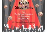 1970s Party Invitations 1970 39 S Disco Party Invitation Zazzle