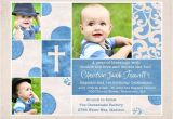 1st Birthday and Baptism Combined Invitations Chic Baptism or Christening Invitation Baby S S Cross