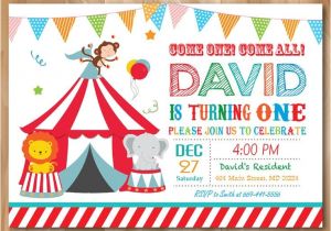 1st Birthday Carnival Invitations 25 Best Ideas About Circus Birthday Invitations On