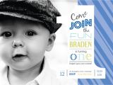 1st Birthday Invitation Ideas for A Boy Off 1st Birthday Boys Photo Invitation Digital File