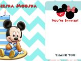1st Birthday Invitation Template Blank Free Printable Mickey Mouse Invitations Exclusive