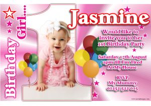 1st Birthday Invitation Template Online 1st Birthday Invitations Girl Free Template Baby Girl 39 S