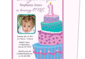 1st Birthday Invitation Template Online Sweet Cakes 1st Birthday Invitation Templates Great