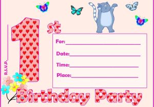 1st Birthday Invitations Free Printable Templates 16 Best First Birthday Invites Printable Sample