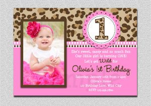 1st Year Birthday Invitation Card Template Free Printable 1st Birthday Invitations Girl Free