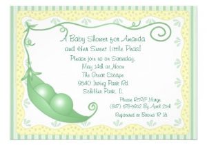 2 Peas In A Pod Baby Shower Invitations Two Peas In A Pod Twins Baby Shower Invitations