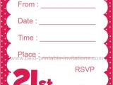 21 Birthday Invitations Free Free Printable 21st Birthday Invitation