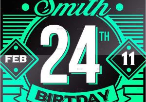 24th Birthday Invitations Ideas 52 Birthday Invitation Designs & Examples Psd Ai