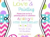 24th Birthday Invitations Templates 12 Peace Love Painting Party Birthday by Noteablechic On