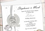 25th Wedding Anniversary Invitation Cards Free Download Free 25th Wedding Anniversary Invitations Free Templates