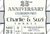 25th Wedding Anniversary Surprise Party Invitations Anniversary Invitation Surprise 25th