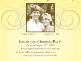 25th Wedding Anniversary Surprise Party Invitations Anniversary Invitations Surprise 25th Wedding