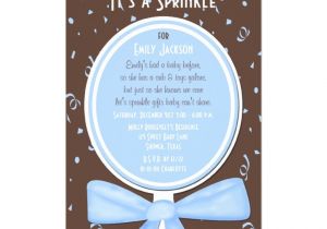 2nd Baby Boy Shower Invitations Diaper Second Baby Boy Shower Invitation