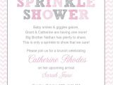 2nd Baby Girl Shower Invitations Pink Baby Sprinkle Shower Invitation Pink by