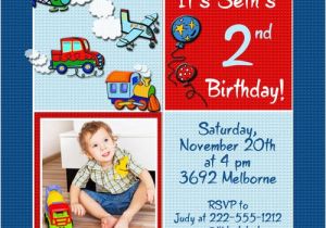 2nd Birthday Invitation Message for Boy 2nd Birthday Invitations Boy A Birthday Cake