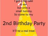2nd Birthday Invitation Quotes 2nd Birthday Invitations and Wording 365greetings Com