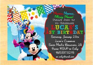 2nd Birthday Invitation Wording Mickey Mouse Mickey Mouse Clubhouse Invitation Wording Mickey Mouse