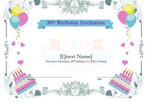 30th Birthday Invitation Templates Free Download Download Free 30th Birthday Invitations Templates for Him