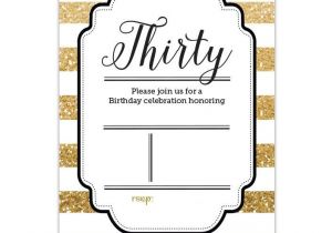 30th Birthday Invitations Templates Free Nice Free Template Free Printable Gold Glitter 30th