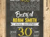 30th Birthday Party Invitations for Him 30th Birthday Invitation Surprise 30th Birthday by