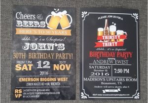 30th Birthday Party Invitations for Him 40th Birthday Invitation for Men 30th Birthday Invitation for