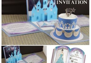 3d Quinceanera Invitations Jinky 39 S Crafts Designs Disney Quinceanera Exploding Box