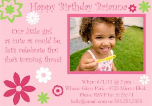3rd Birthday Invitation Wording Birthday Invitation Templates 3rd Birthday Invitation