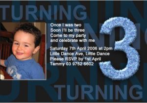 3rd Birthday Invitation Wording Boy Boys 3rd Birthday Party Invitations