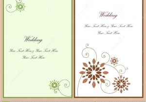 4.5 X 6.5 Wedding Invitation Template Set Wedding Invitation Card 4 Stock Vector Image 12935660