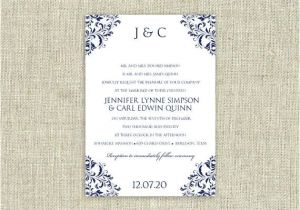 4.5 X 6.5 Wedding Invitation Template Wedding Invitation Template Download Instantly
