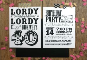 40th Bday Party Invites 40th Birthday Party Invitations