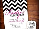 40th Bday Party Invites Items Similar to 40th Birthday Party Invitation with