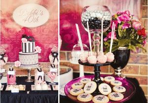 40th Birthday Female Party Ideas Chic Masquerade themed 40th Birthday Party Hostess with