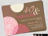 40th Birthday Invitations Female Free Printable 40th Birthday Invitations for Women Free