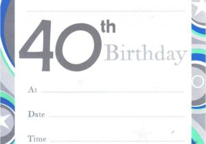 40th Birthday Invitations Free Templates 11 Unique and Cheap Birthday Invitation that You Can Try