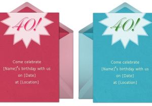 40th Birthday Invite Language 40th Birthday Invitation