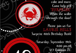 40th Birthday Invite Wording 40th Birthday Invite Wording Surprise