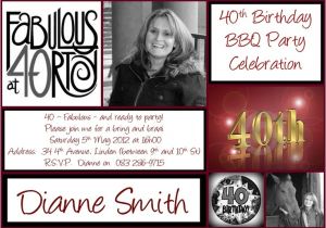 40th Birthday Invite Wording for Her 40th Birthday Invitations Printable Free Invitations Ideas